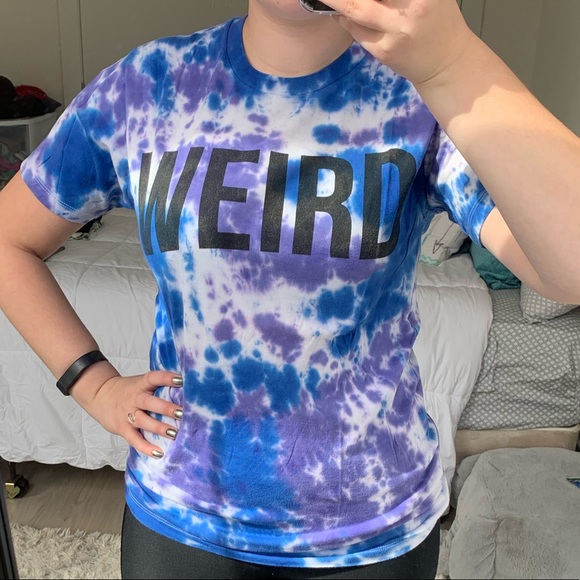 Weird (In Reverse/Flipped) Rad Tie Dye T-Shirt - Picture 2 of 6